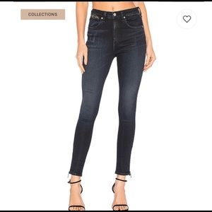 Rag and bone O ring dive Capri in black brook